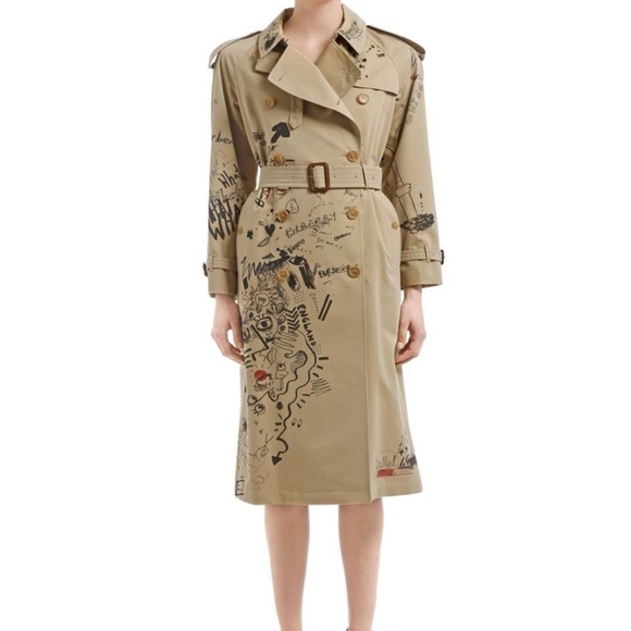 Burberry Graffiti Trench Coat - Picture 8 of 8